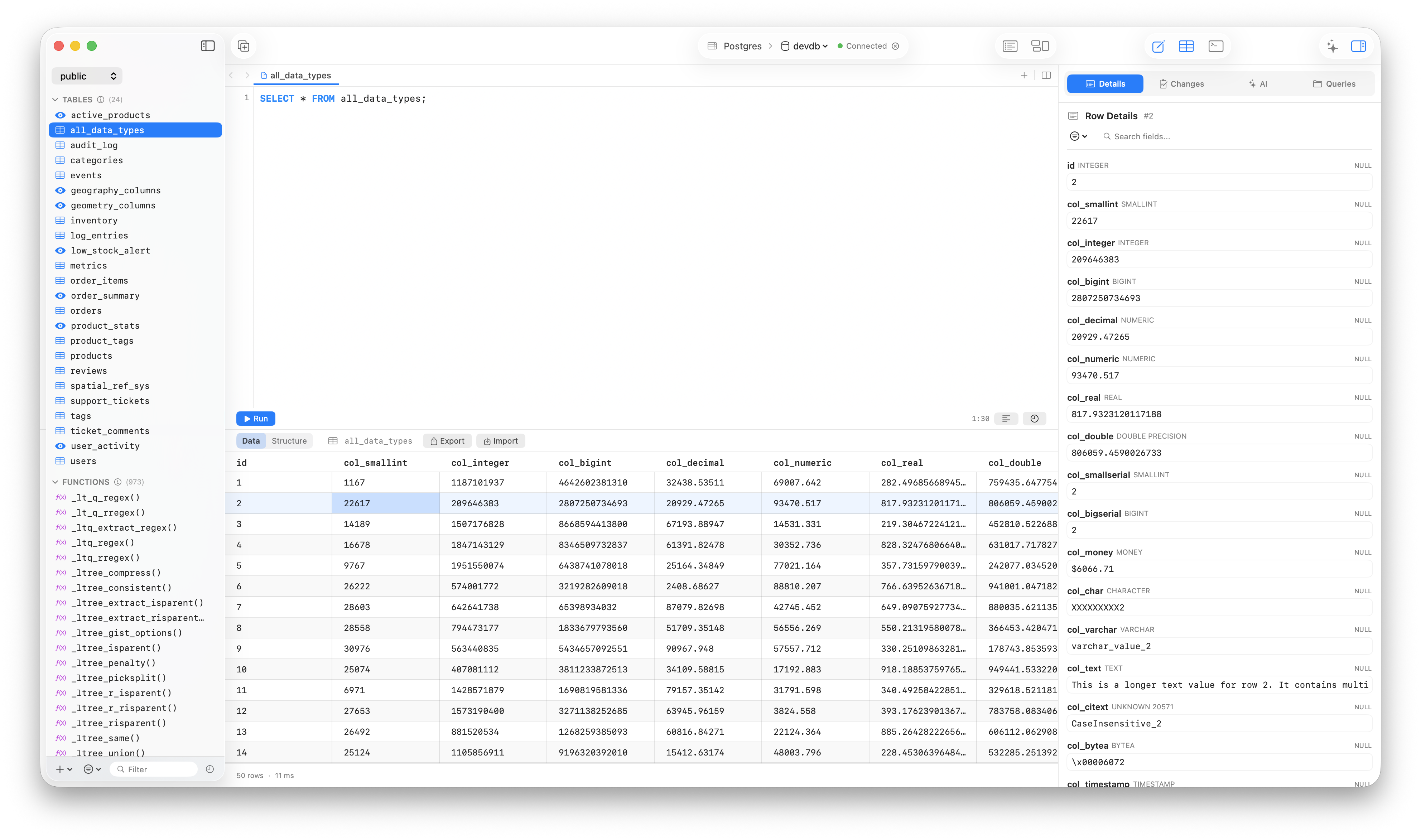 Relay for PostgreSQL